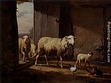 Sheep Returning From Pasture by Eugene Verboeckhoven